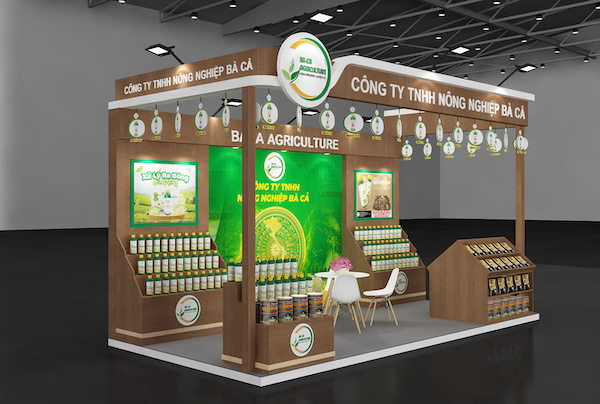 Backdrop giúp quảng bá thương hiệu ấn tượng tại hội chợ triển lãm